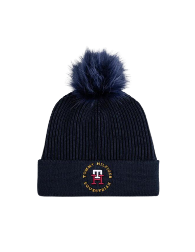 Tommy Equestrian Vancouver Pompom Beanie