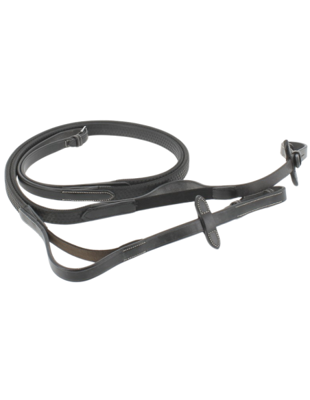 Rênes Penelope Élastique Noir