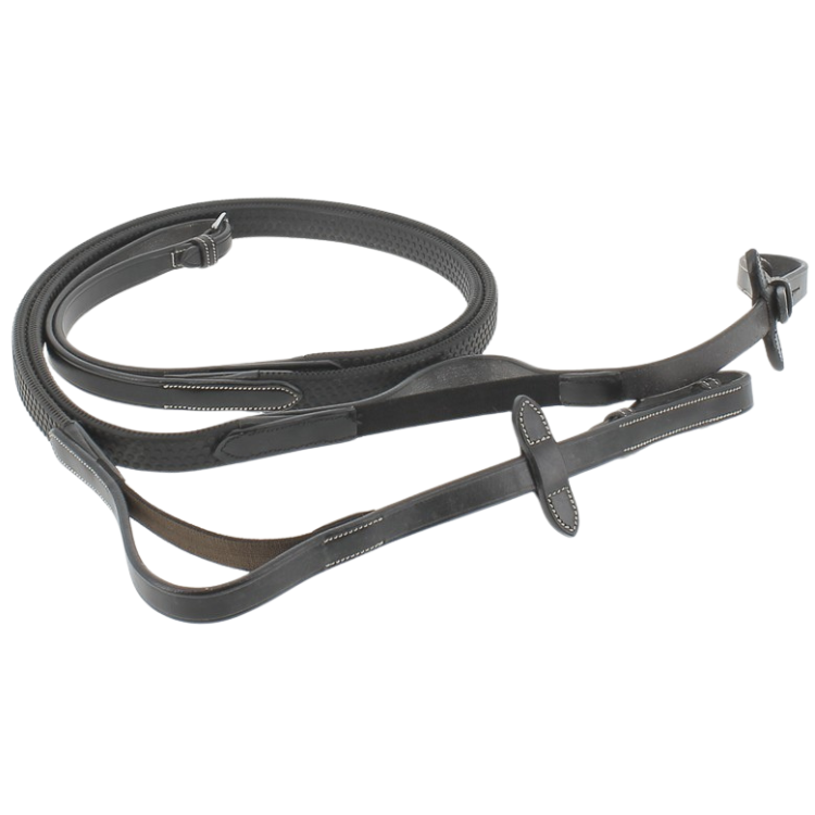 Rênes Penelope Élastique Noir