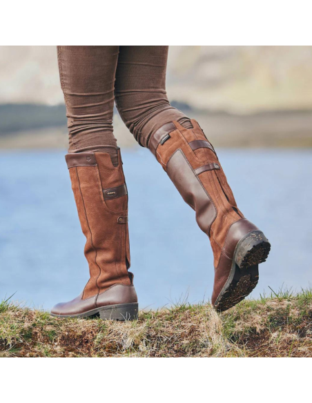 Bottes Dubarry Clare WALNUT/MARRON FONCE