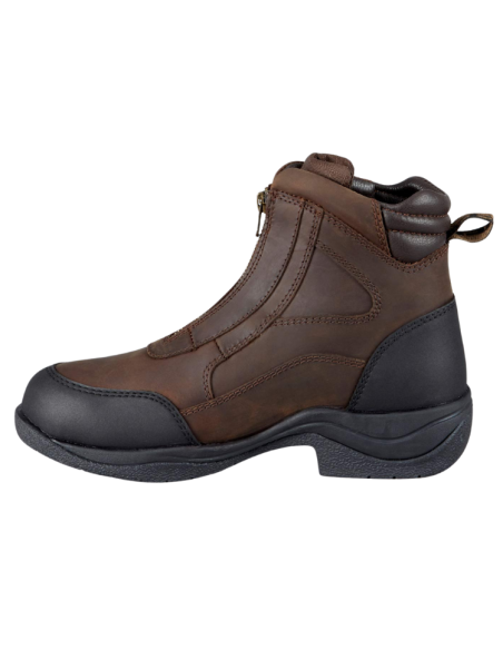 Boots Premier Equine Vinci Waterproof Zip Avant Marron
