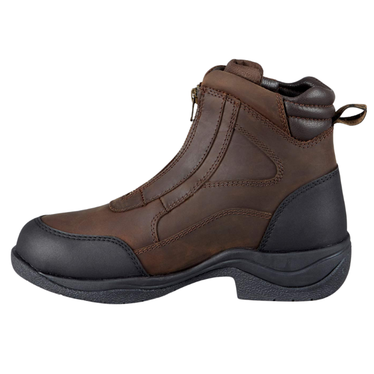 Boots Premier Equine Vinci Waterproof Zip Avant Marron
