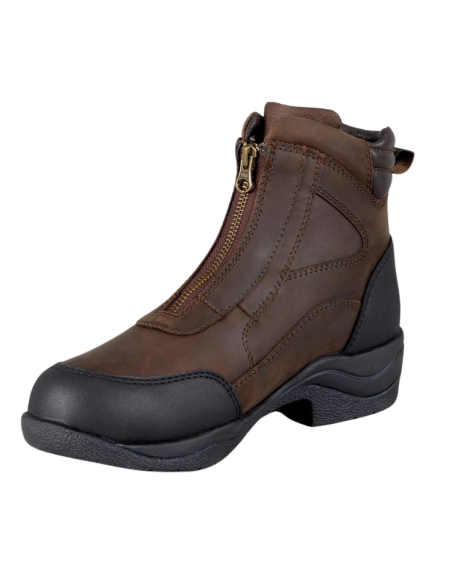 Boots Premier Equine Vinci Waterproof Zip Avant Marron