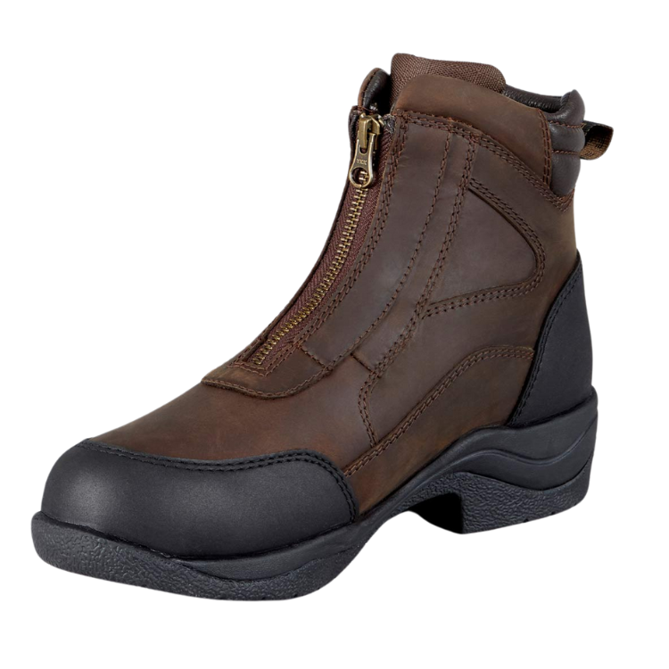 Boots Premier Equine Vinci Waterproof Zip Avant Marron