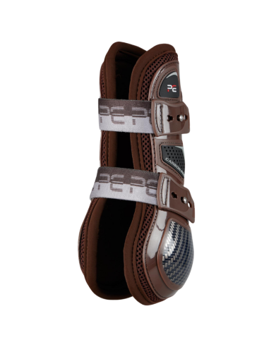 Premier Equine Carbon Pro Tendon Boots Brown