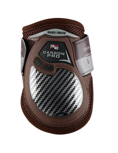 Premier Equine Carbon Pro Fetlock LITE Boots Brown