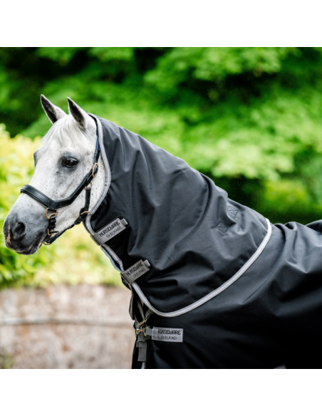 Couverture Horseware Amigo Bravo 12 plus 400grs noir/gris
