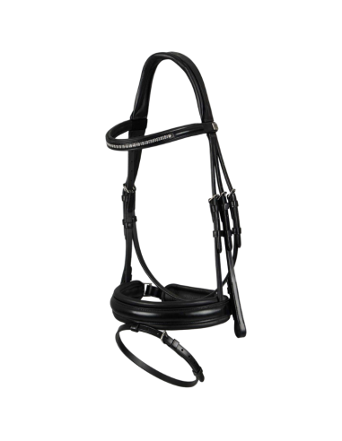 Premier Equine Castello Anatomical Bridle Black