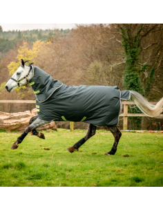 Couverture Horseware Amigo Hero Ripstop Plus 100g gris/jaune