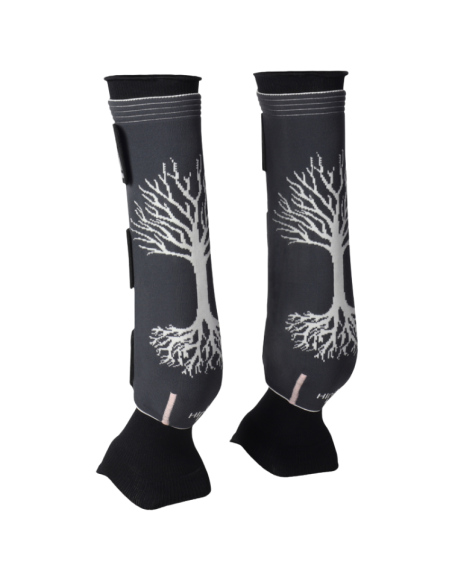 Guêtres Et Chaussettes De Compression Stubben Equi Compress Postérieur Noir