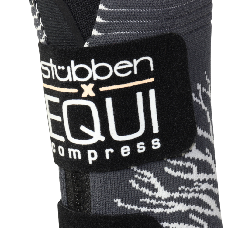 Guêtres Et Chaussettes De Compression Stubben Equi Compress Postérieur Noir