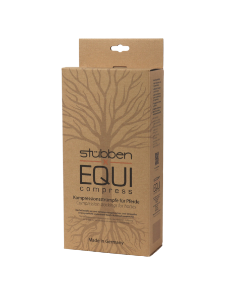 Guêtres Et Chaussettes De Compression Stubben Equi Compress Postérieur Noir