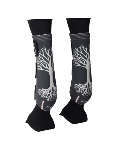 Guêtres Et Chaussettes De Compression Stübben Equi Compress Antérieurs Noir