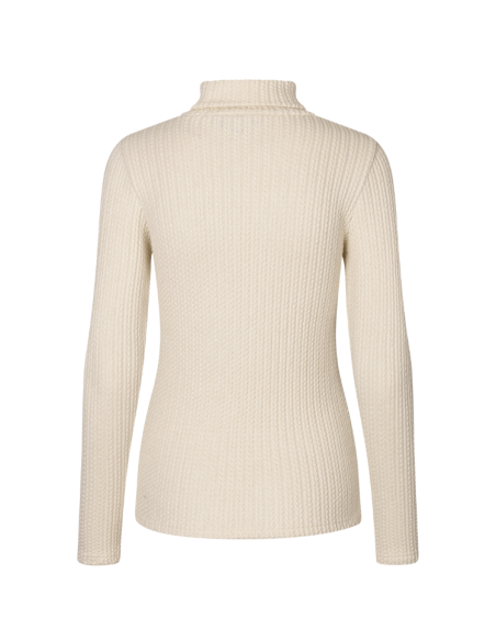 Pull Kingsland Col Roulé Vikula White antique