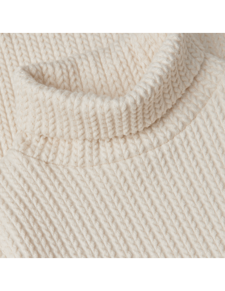 Pull Kingsland Col Roulé Vikula White antique