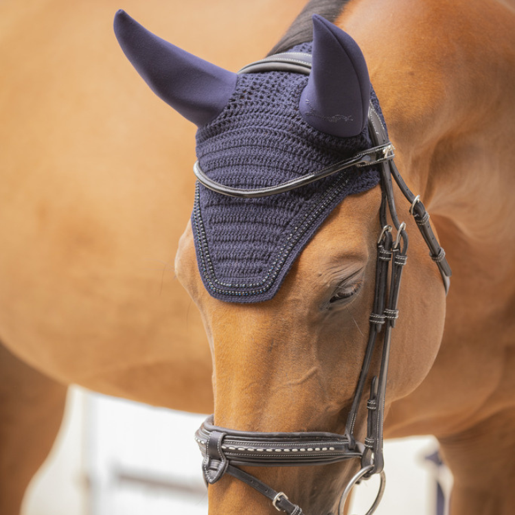 Bonnet Penelope Soundless Strass Marine