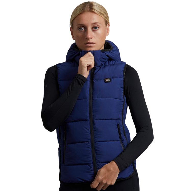 Doudoune Sans Manches Premier Equine Pavoni Marine impériale