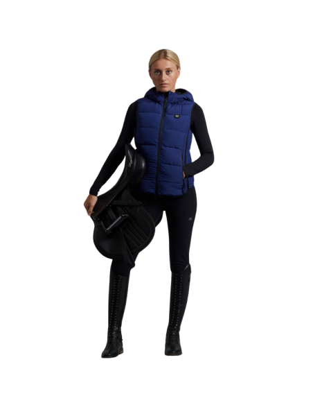 Doudoune Sans Manches Premier Equine Pavoni Marine impériale
