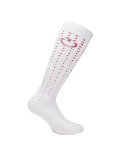 Chaussettes Cavalleria Toscana Jacquard Pop Art NOIR/ROSE 2