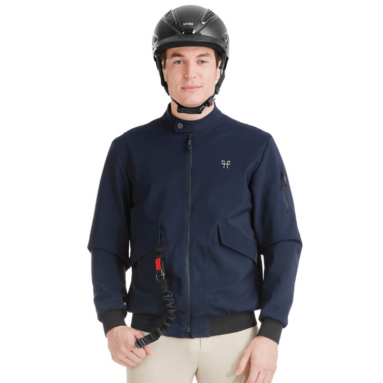 Veste Airbag Horse Pilot Teddy Homme Marine