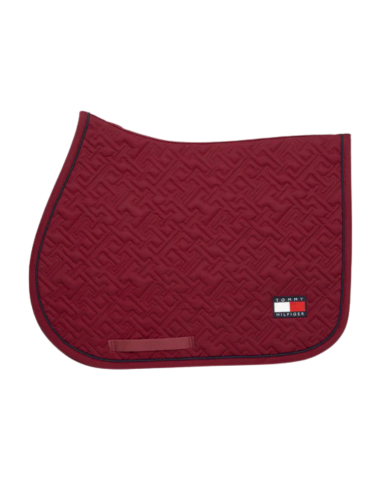 Tapis De Selle Tommy Equestrian Oxford Jumping ROUGE