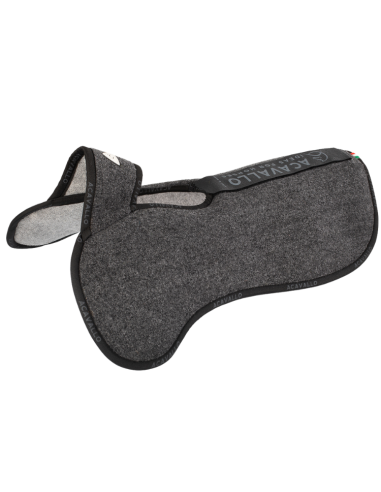 Acavallo Felt Piuma Half Pad Charcoal/grey