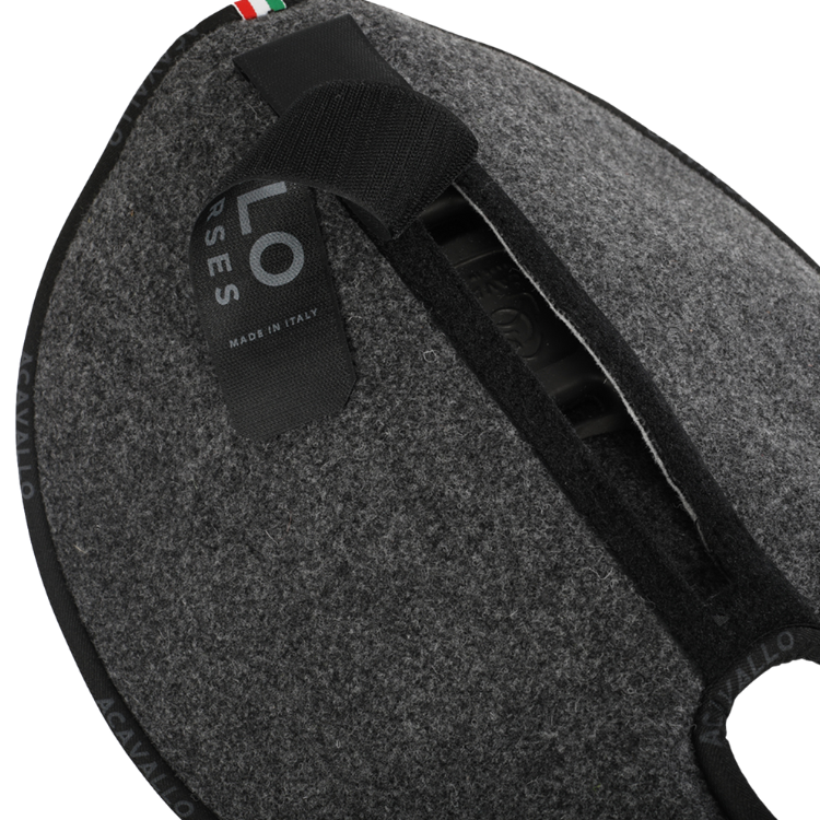 Amortisseur Acavallo Feutre Piuma Charcoal/grey