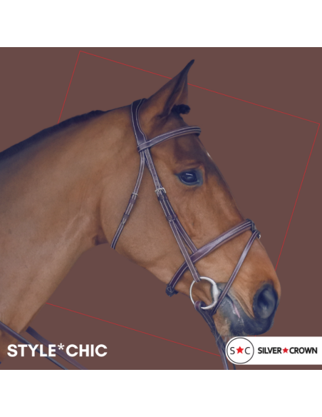 Bridon Silver Crown Style Chic AUSTRALIAN NUT/CHATAIGNE