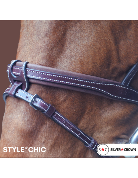 Bridon Silver Crown Style Chic AUSTRALIAN NUT/CHATAIGNE