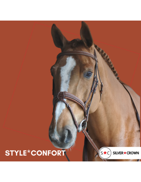 Silver Crown Comfort Bridle