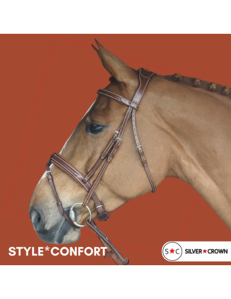 Silver Crown Comfort Bridle