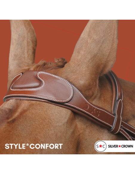 Silver Crown Comfort Bridle