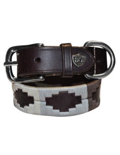 Collier Flags&Cup Chukka marron/bleu/rouge 2