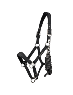 Licol Avec Longe Premier Equine Duco Noir