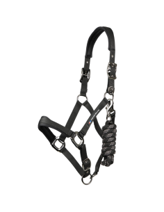 Licol Avec Longe Premier Equine Corda Noir