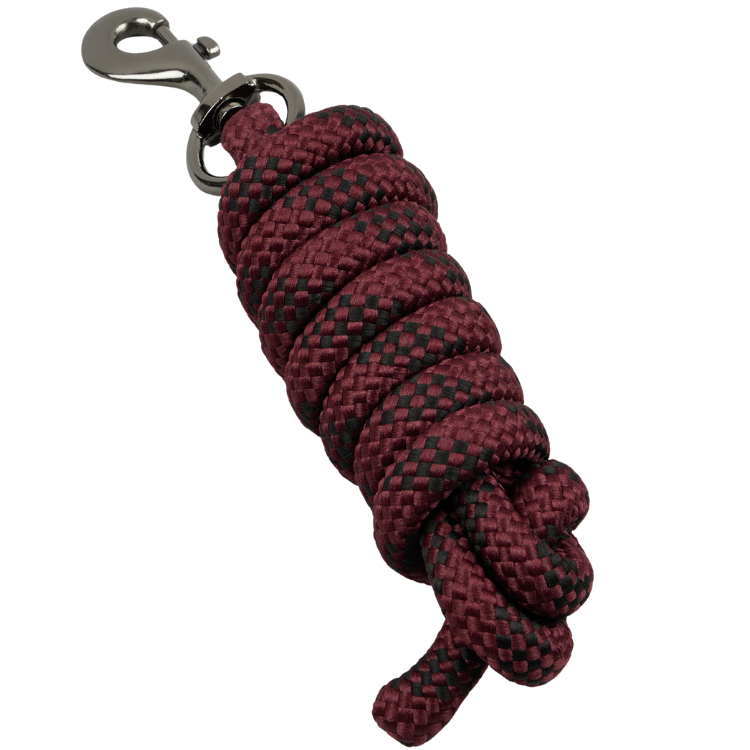 Licol Avec Longe Premier Equine Corda Bordeaux