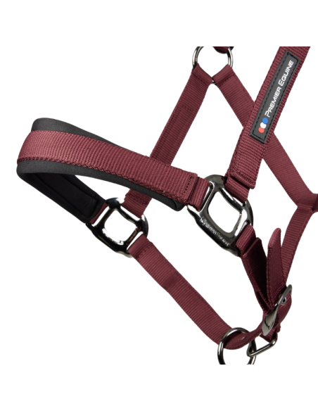 Licol Avec Longe Premier Equine Corda Bordeaux