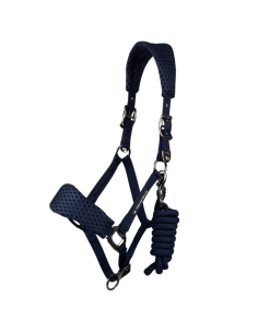 Licol Avec Longe Premier Equine 3D Mesh Necto Noir 2