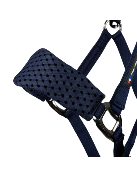 Licol Avec Longe Premier Equine 3D Mesh Necto Marine