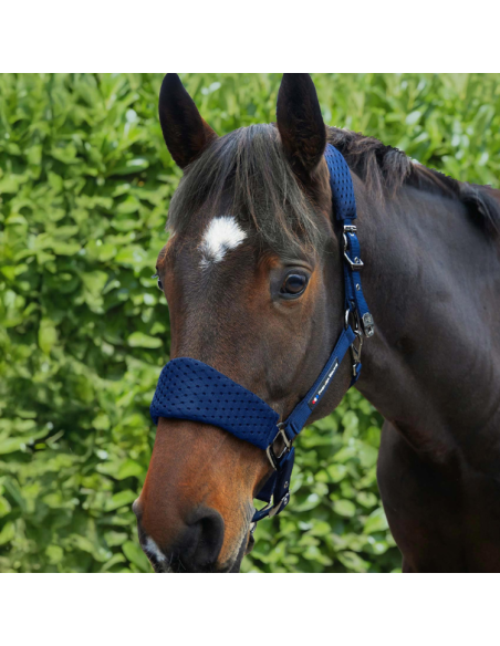 Licol Avec Longe Premier Equine 3D Mesh Necto Marine