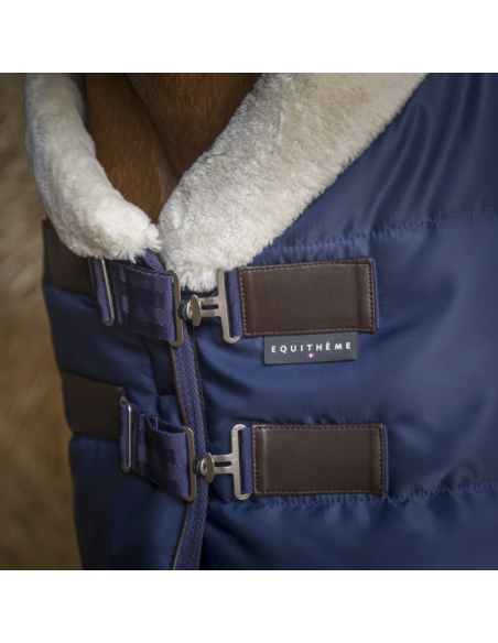 Couverture D'écuries Equithème Teddy 200g MARINE