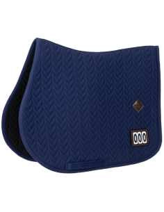 Tapis De Selle Fishbone Competition Avec 2 Numéros Jumping Noir 2
