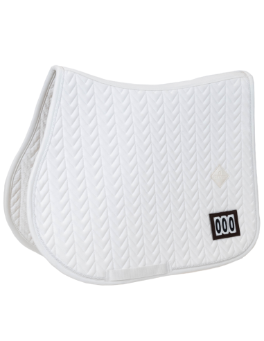 Kentucky Saddle Pad Fishbone Competition 2 Numbers Jumping White