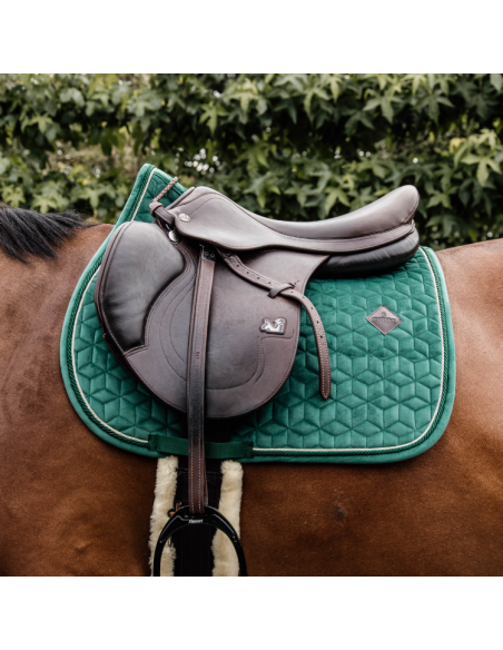 Tapis De Selle Kentucky Velvet Jumping Vert foncé