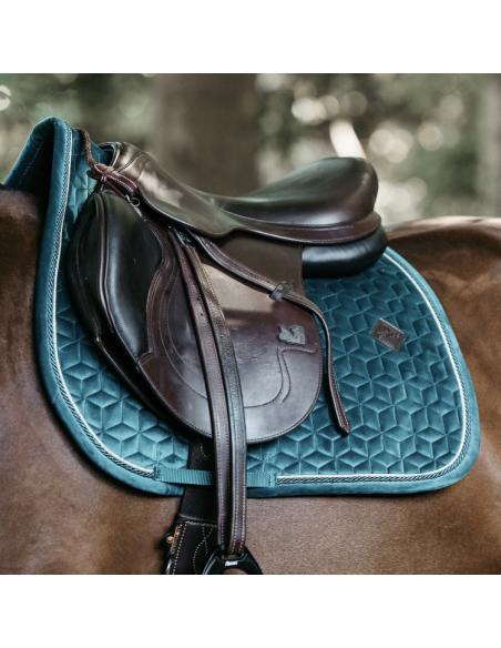Tapis De Selle Kentucky Velvet Jumping Emeraude