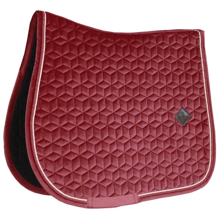 Tapis De Selle Kentucky Velvet Jumping Bordeaux