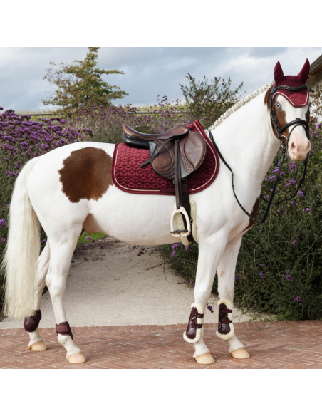 Tapis De Selle Kentucky Velvet Jumping Bordeaux