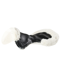 Amortisseur Acavallo En Gel Antidérapant Avec Mouton Noir/naturel