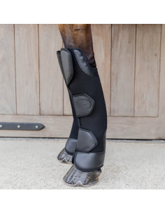 Kentucky 3D Spacer Travel Boots Front Black 2