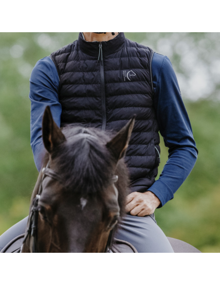 Gilet Chauffant Equithème Charlie Noir